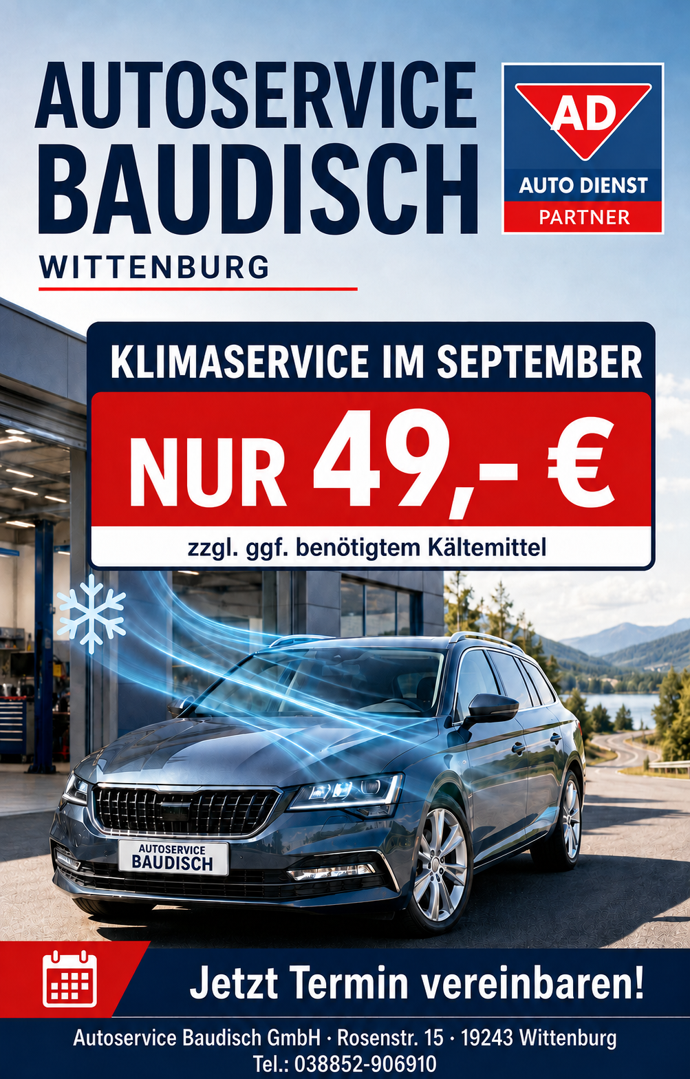 Flyer: Klimaservice im September